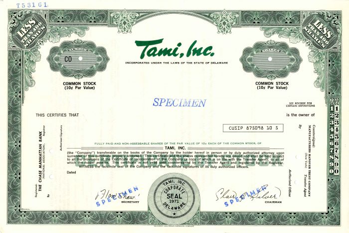 Tami, Inc.