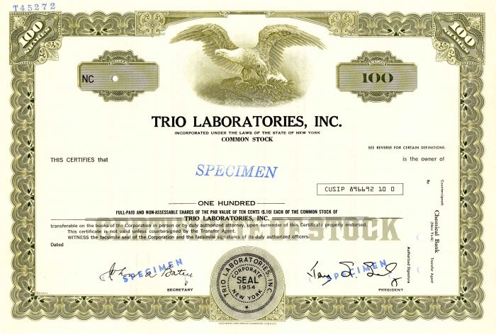 Trio Laboratories, Inc.