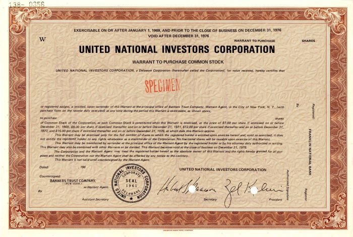 United National Investors Corporation