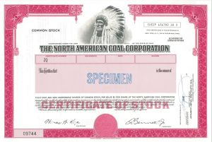 North American Coal Corp. - Specimen Stock Certificate