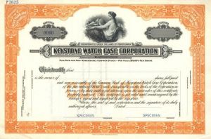 Keystone Watch Case Corporation - Specimen Stock