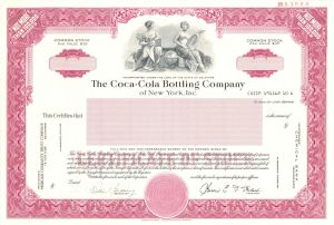 Coca-Cola Bottling Co. of New York, Inc. - Specimen Stock Certificate