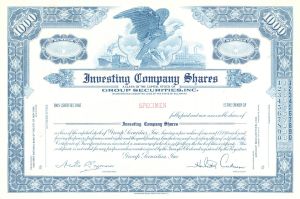 Investing Company Shares - Specimen Stock Certificate