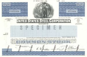 United States Steel Corp. - Specimen Stock Certificate