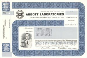 Abbott Laboratories - Specimen Stock Certificate