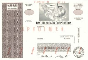 Dayton-Hudson Corporation - Specimen Stock Certificate