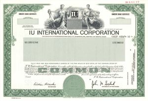 IU International Corp. - Specimen Stock Certificate