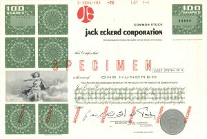 Jack Eckerd Corp. - Specimen Stock Certificate