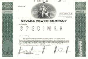 Nevada Power Co. - Specimen Stock Certificate