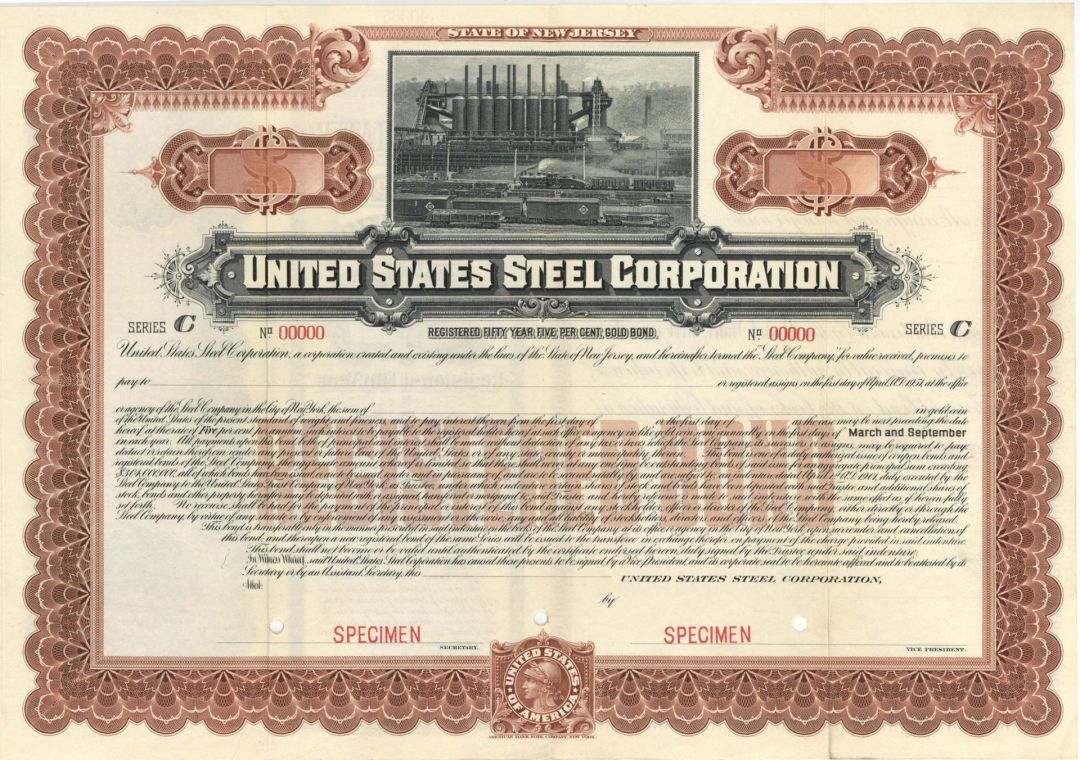 United States Steel Corp. -  Specimen Bond