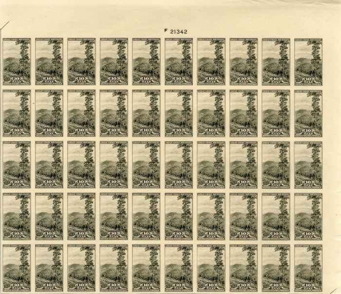 Scott #765 Stamp Sheet