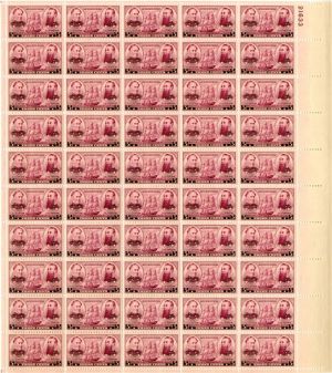 Scott #792 Stamp Sheet