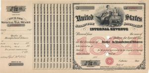 United States Internal Revenue Tobacco - 188- Special Tax Stamp