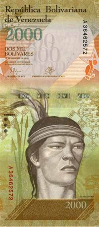 Venezuela - 2000 Bolivares - P-NEW - 2016 dated Foreign Paper Money