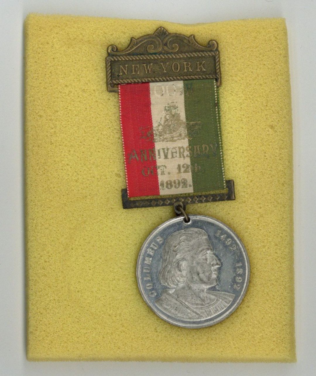 Columbian Exposition - 1492-1892 Medal and Ribbon