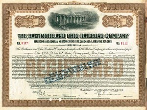 Baltimore and Ohio Railroad - $4,353,000 Denominated Bond