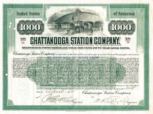 Chattanooga Station Co. - $1,000 Bond