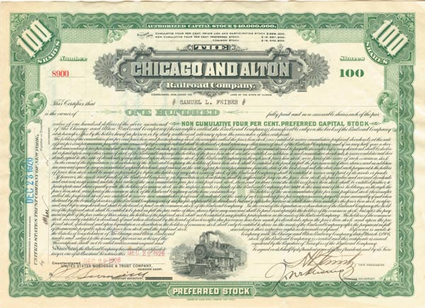 Chicago and Alton Railroad Co.