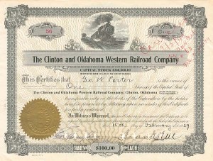 Clinton and Oklahoma Western Railroad Co.