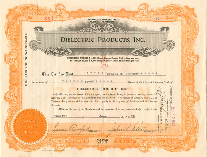 Dielectric Products, Inc.