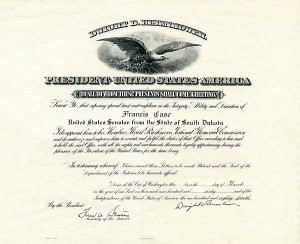 Dwight D Eisenhower signed Appointment