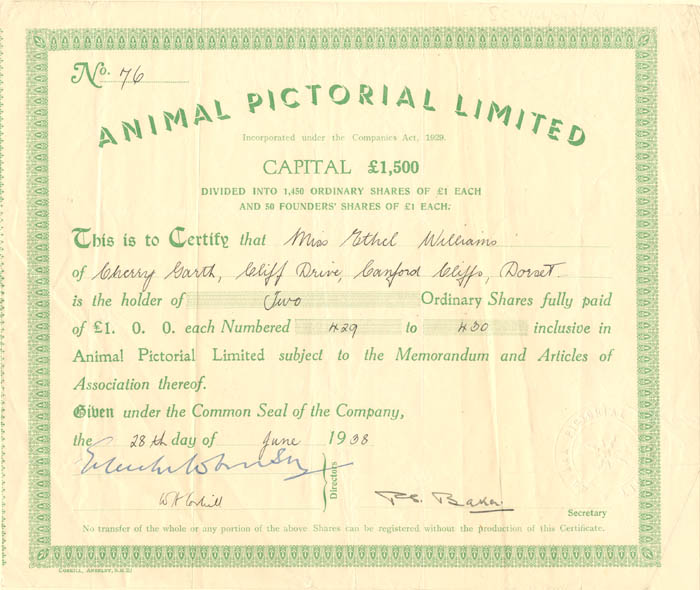 Animal Pictorial Limited