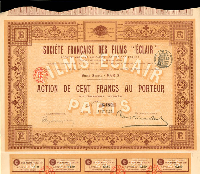 Societe Francaise Des Films Eclair 