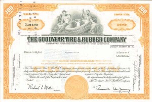 Goodyear Tire and Rubber Co. - Stock Certificate
