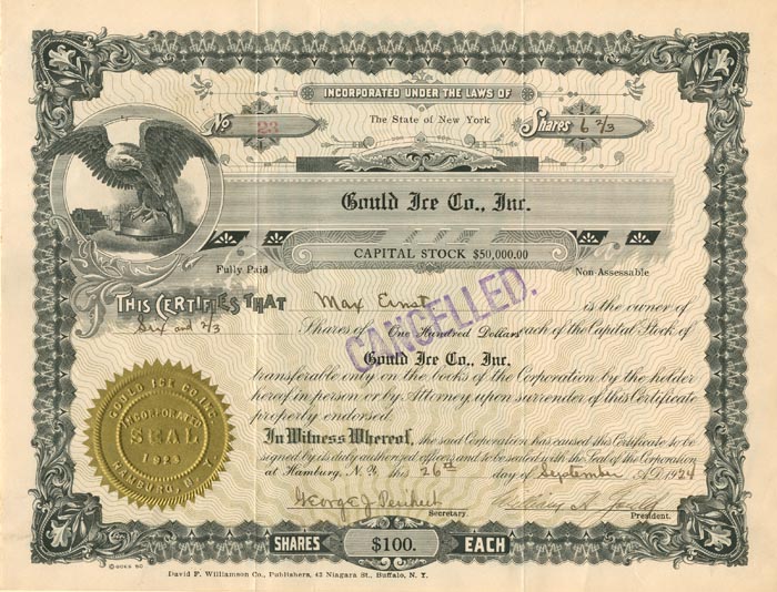 Gould Ice Co. Inc.