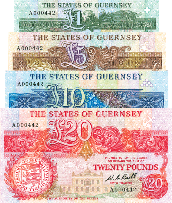 Guernsey - Foreign Paper Money