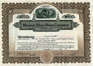 Moscow Silver Mines Co. - Stock Certificate