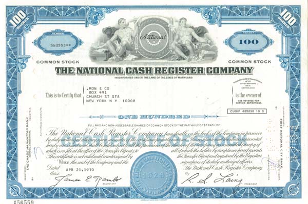 Certificate common name. National Cash register Company. NCR сертификат. Company Registration document. American Bank Note Company.