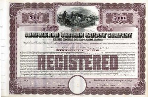 Norfolk and Western Railway Co. - Unissued but with President's signature - Bond