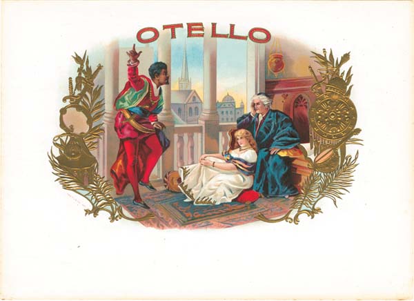 Cigar Box Labels - Otello - <b>Not Actual Cigars</b>