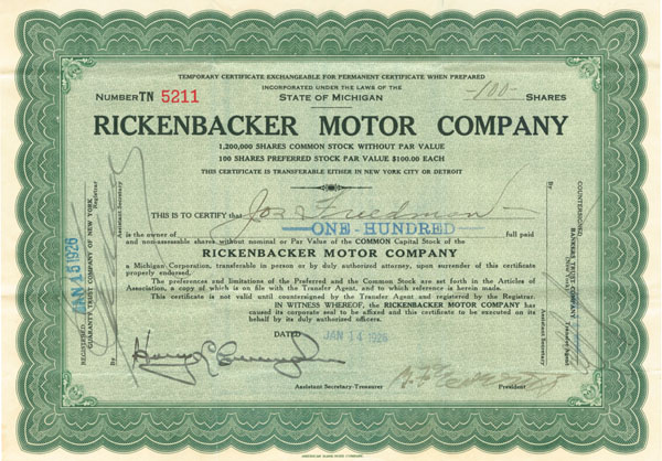Rickenbacker Motor Co.