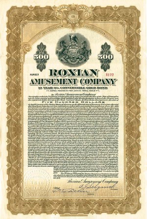 Roxian Amusement Co. (Uncanceled)