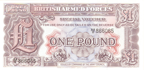 Great Britain - 1 Pound - P-M22 - Foreign Paper Money