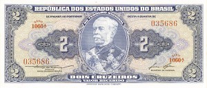 Brazil - P-151 - 2 Cruzeiros - Foreign Paper Money