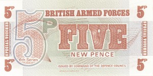 Great Britain - 5 New Pence - P-M47 - Group of 10 notes - 192 dated Foreign Paper Money