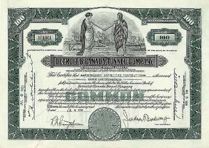 Detroit and Canada Tunnel Co. - Stock Certificate