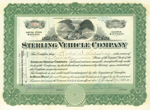 Sterling Vehicle Co.