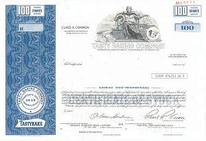 Tasty Baking Co. - Stock Certificate