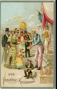 Uncle Sam Postcard Set - 1906