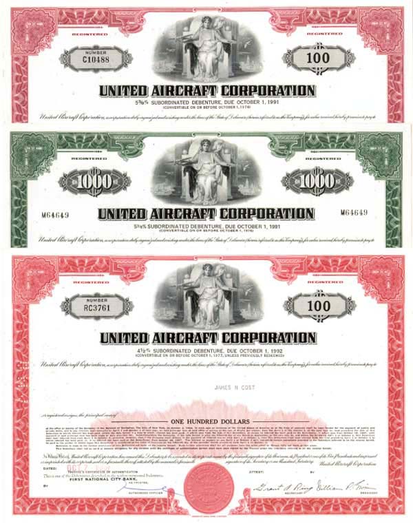 United Aircraft Corporation Set - Bond