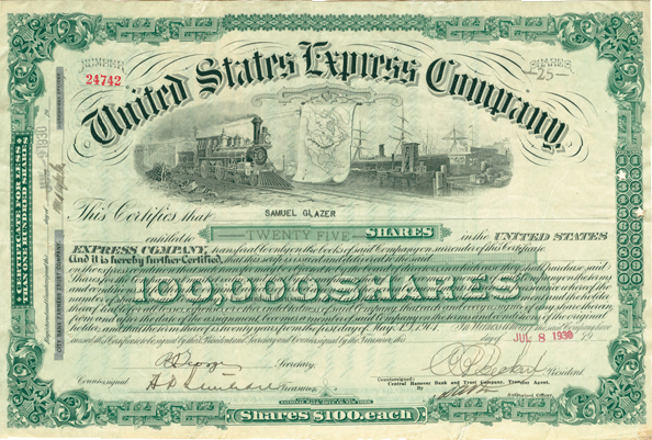 Collectible United States Express Company,American Express